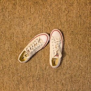 White Low-Top Converse.